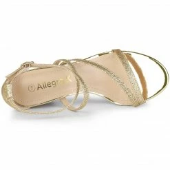 Allegra K Shoes Women's Glitter Crisscross Strap Chunky Heels Sandals 27 Allegra K Shoes Women's Glitter Crisscross Strap Chunky Heels Sandals