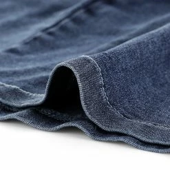 Allegra K Women's Button Front Classic Adjustable Strap Overall Denim MIni Dress