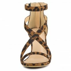 Allegra K Women's Zipper Ankle Strap Stiletto Heel Sandals 33 Allegra K Women's Zipper Ankle Strap Stiletto Heel Sandals