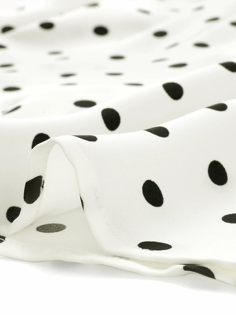 Allegra K Women's Polka Dots 3/4 Sleeve Casual Button Front Blouse Top 27 Allegra K Women's Polka Dots 3/4 Sleeve Casual Button Front Blouse Top