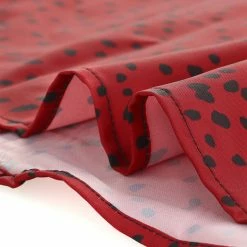 Allegra K Women's Work Office Tops Blouses Long Sleeve Pintuck Dots Button Up Shirts