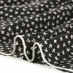 Allegra K Women's Peasant Chiffon Floral Printed Contrast Trim Ruffle Dress