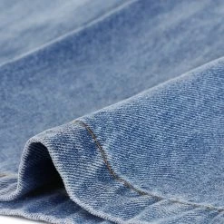 Allegra K Women’s Wide Leg Casual High Waist Denim Long Pants Trousers