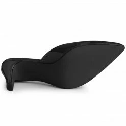 Allegra K Shoes Women's Pointed Toe Stiletto Heels Slide Mules