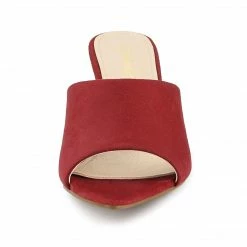 Allegra K Shoes Women's Pointed Toe Stiletto Heels Slide Mules Sandals 25 Allegra K Shoes Women's Pointed Toe Stiletto Heels Slide Mules Sandals