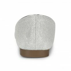 Allegra K Women's Glitter Pointed Toe Slip On Ballet Flats Shoes