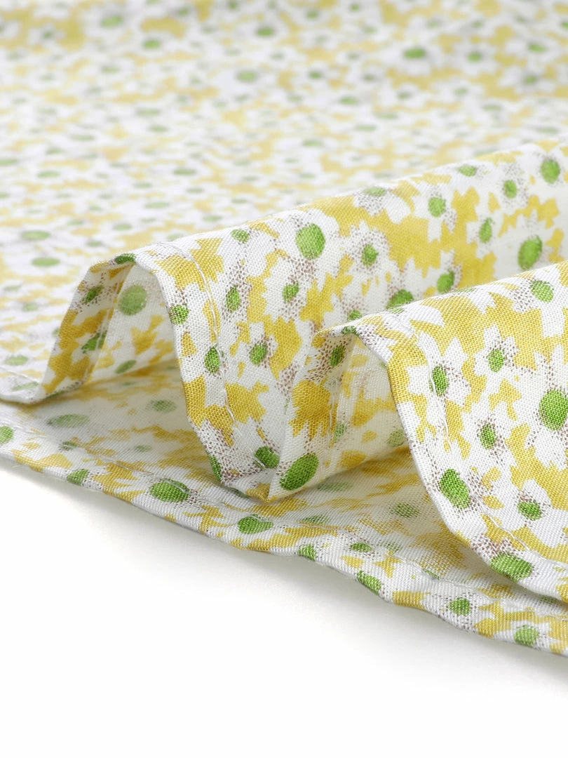 Allegra K Women's Floral V Neck Embroidered Elastic Waist Pockets Dress 14 Allegra K Women's Floral V Neck Embroidered Elastic Waist Pockets Dress