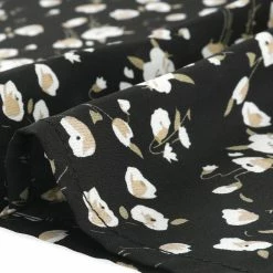 Allegra K Women's Side Bow Tie Neck Long Sleeve Ruffled Floral Blouse 43 Allegra K Women's Side Bow Tie Neck Long Sleeve Ruffled Floral Blouse