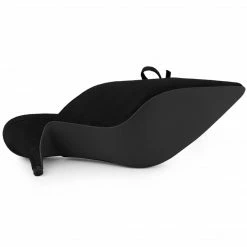 Allegra K Women's Pointed Toe Mid Slides Heel Mules Shoes