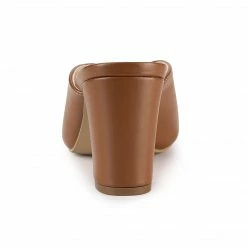 Allegra K Women's Pointed Toe Chunky Heels Slides Mules Shoes 19 Allegra K Women's Pointed Toe Chunky Heels Slides Mules Shoes