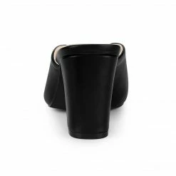 Allegra K Women's Pointed Toe Chunky Heels Slides Mules Shoes 25 Allegra K Women's Pointed Toe Chunky Heels Slides Mules Shoes