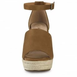 Allegra K Women's Espadrilles Platform Heels Wedges Sandals 39 Allegra K Women's Espadrilles Platform Heels Wedges Sandals