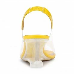 Allegra K Shoes Women's Rhinestone Clear Wedges Heels Sandals