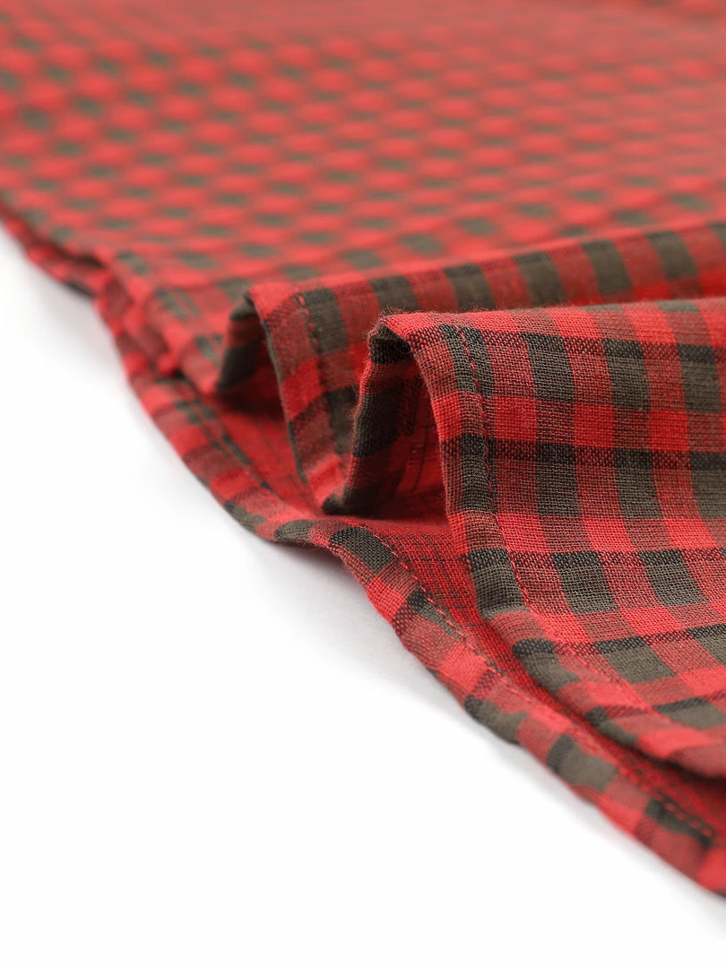 Allegra K Women's Vintage Check Ruffle Neck Button Down Long Sleeve A-Line Dress 16 Allegra K Women's Vintage Check Ruffle Neck Button Down Long Sleeve A-Line Dress