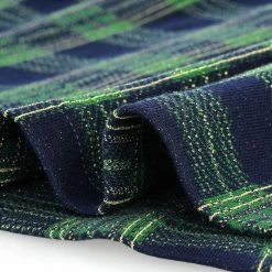 Allegra K Women's Tartan Plaid Zip Up High Waist A-Line Skater Skirt