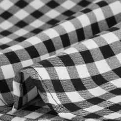 Allegra K Women's Plaid Shirt Flutter Sleeve Boat Neck Ruffle Work Office Blouse