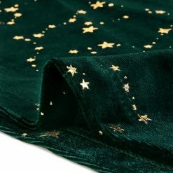 Allegra K Women's Stars Square Neck Vintage Velvet Mini Dress