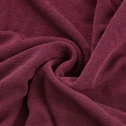 Women Allegra K Ruched Stretchy Blouse Crew Neck Slim Fit Basic Tops