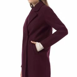 Allegra K Double Breasted Notched Lapel Coat With Raglan Sleeves 94 Allegra K Double Breasted Notched Lapel Coat With Raglan Sleeves