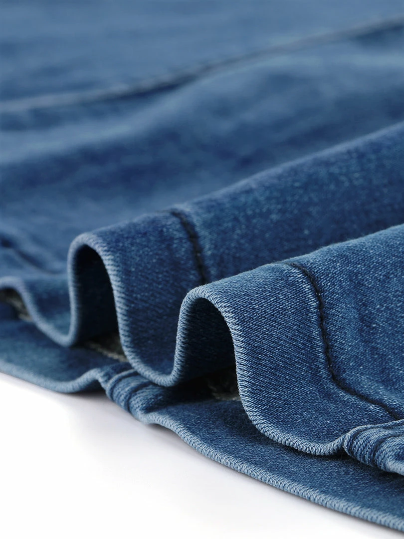 Allegra K Women's Puff Short Sleeve Button Front Mini Jean Denim Dress 14 Allegra K Women's Puff Short Sleeve Button Front Mini Jean Denim Dress