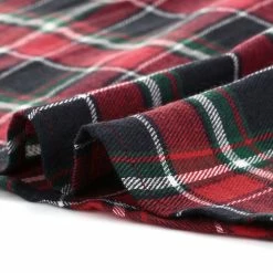Allegra K Women's Tartan Plaid Button Decor Flare Skater Suspender Skirt 76 Allegra K Women's Tartan Plaid Button Decor Flare Skater Suspender Skirt