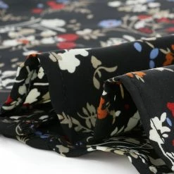 Allegra K Button Down Stand Collar V Neck Long Sleeve Floral Blouse Women 81 Allegra K Button Down Stand Collar V Neck Long Sleeve Floral Blouse Women