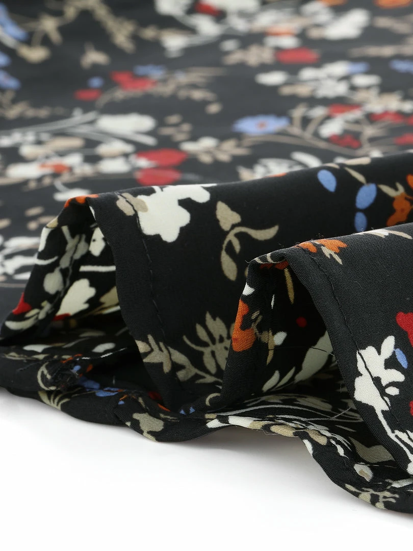 Allegra K Button Down Stand Collar V Neck Long Sleeve Floral Blouse Women 33 Allegra K Button Down Stand Collar V Neck Long Sleeve Floral Blouse Women