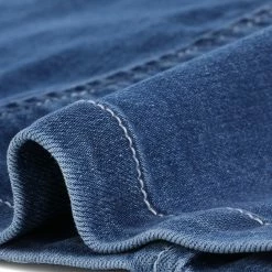 Allegra K Women's Denim Button Down Collar V-Neck Roll Up Sleeve Shirt Dress 51 Allegra K Women's Denim Button Down Collar V-Neck Roll Up Sleeve Shirt Dress