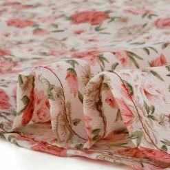 Allegra K Women's Floral Chiffon Blouses Button Down Shirt Ruffle Tie Neck Tops