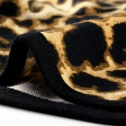 Allegra K Women's Beach Shorts Leopard Summer Casual Short Pants