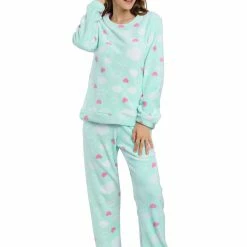 Allegra K Winter Flannel Pajama Sets For Women Cute Printed Long Sleeve Nightwear Top And Pants Loungewear Soft Sleepwears 76 Allegra K Winter Flannel Pajama Sets For Women Cute Printed Long Sleeve Nightwear Top And Pants Loungewear Soft Sleepwears