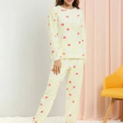 Allegra K Winter Flannel Pajama Sets For Women Cute Printed Long Sleeve Nightwear Top And Pants Loungewear Soft Sleepwears 59 Allegra K Winter Flannel Pajama Sets For Women Cute Printed Long Sleeve Nightwear Top And Pants Loungewear Soft Sleepwears