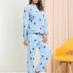 Allegra K Winter Flannel Pajama Sets For Women Cute Printed Long Sleeve Nightwear Top And Pants Loungewear Soft Sleepwears 67 Allegra K Winter Flannel Pajama Sets For Women Cute Printed Long Sleeve Nightwear Top And Pants Loungewear Soft Sleepwears