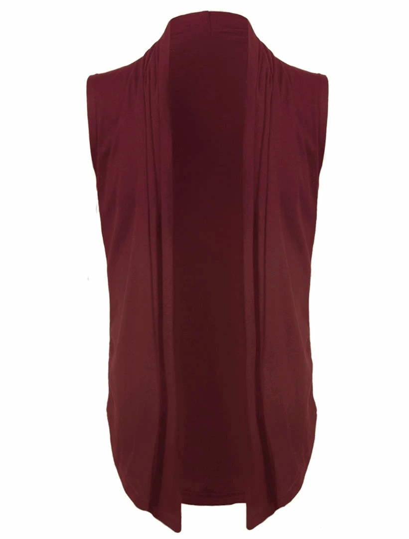 Allegra K Men Casual Open Front Sleeveless Irregular Hem Cardigan Vest With No Button 11 Allegra K Men Casual Open Front Sleeveless Irregular Hem Cardigan Vest With No Button