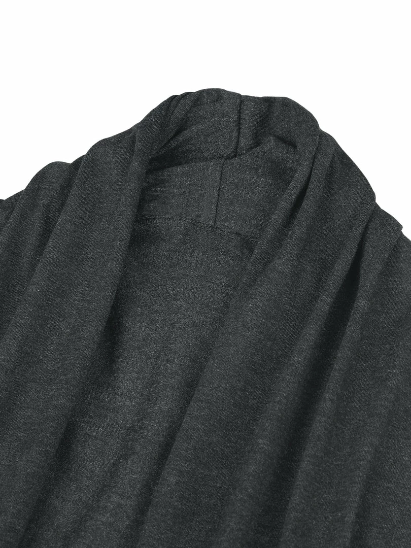 Allegra K Men Casual Open Front Sleeveless Irregular Hem Cardigan Vest With No Button 6 Allegra K Men Casual Open Front Sleeveless Irregular Hem Cardigan Vest With No Button