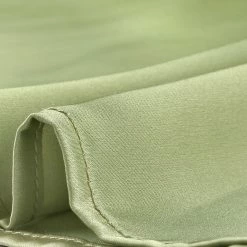 Allegra K Women’s Satin Long Sleeve V-Neck Shirt Elegant Work Solid Blouse Shirt