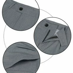 Allegra K Men's Dress Business Pants Classic Fit Flat Front Suit Trousers