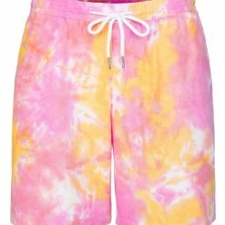 Allegra K Men's Summer Printed Shorts Drawstring Beach Pattern Pants Trunks