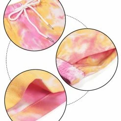 Allegra K Men's Summer Printed Shorts Drawstring Beach Pattern Pants Trunks