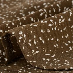 Allegra K Women's Dots Printed Point Collar Button Down Shirt Blouse