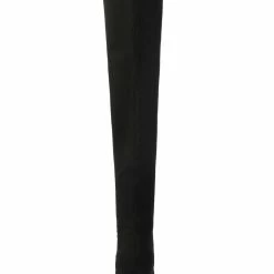 Allegra K Women's Round Toe Chunky Heel Over The Knee High Boots Shoes