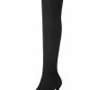 Allegra K Women's Round Toe Chunky Heel Over The Knee High Boots Shoes 2 Allegra K Women's Round Toe Chunky Heel Over The Knee High Boots Shoes