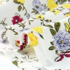 Allegra K Women's Ruffle Neck Short Sleeve Elegant Floral Fit And Flare Dress