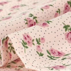 Allegra K Women's Long Sleeve Point Collar Top Blouse Floral Button Down Shirt