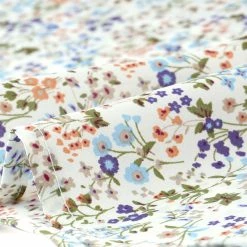 Allegra K Women's Short Sleeve Layered Ruffle Casual Floral Print Sweetheart Neck Chiffon Blouse Top