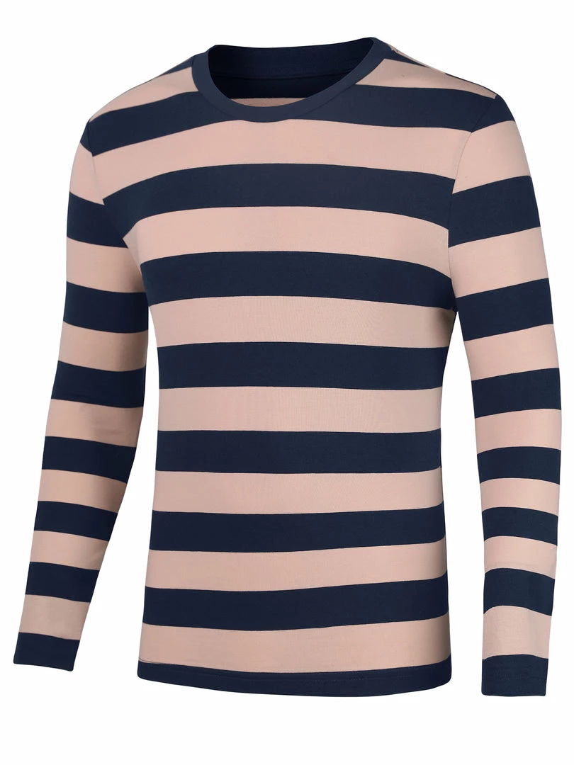 Allegra K Tops Men's Father's Day Basic Color Block Crew Neck Casual Pullover Long Sleeve Tees 50 Allegra K Tops Men's Father's Day Basic Color Block Crew Neck Casual Pullover Long Sleeve Tees