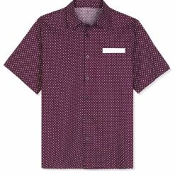 Allegra K Men's Summer Printed Contrast Pocket Short Sleeve Button Down Shirt 41 Allegra K Men's Summer Printed Contrast Pocket Short Sleeve Button Down Shirt