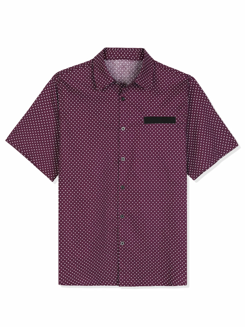 Allegra K Men's Summer Printed Contrast Pocket Short Sleeve Button Down Shirt 23 Allegra K Men's Summer Printed Contrast Pocket Short Sleeve Button Down Shirt