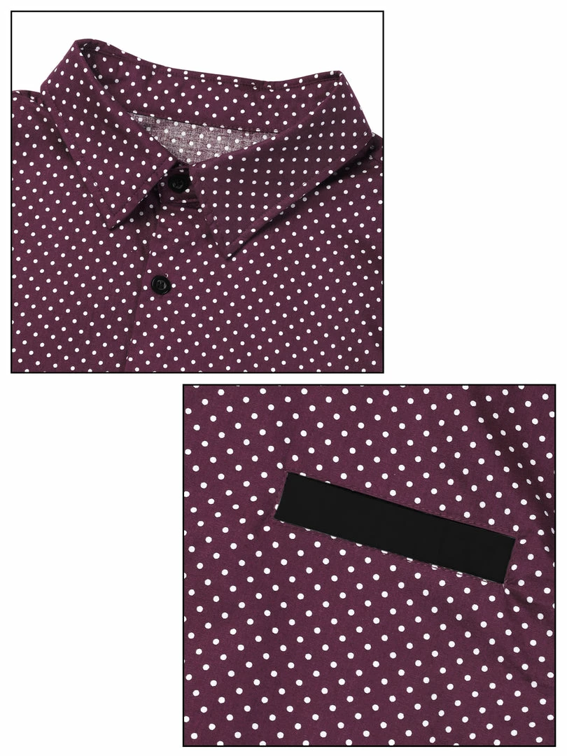 Allegra K Men's Summer Printed Contrast Pocket Short Sleeve Button Down Shirt 26 Allegra K Men's Summer Printed Contrast Pocket Short Sleeve Button Down Shirt