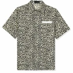 Allegra K Men's Summer Printed Contrast Pocket Short Sleeve Button Down Shirt 35 Allegra K Men's Summer Printed Contrast Pocket Short Sleeve Button Down Shirt